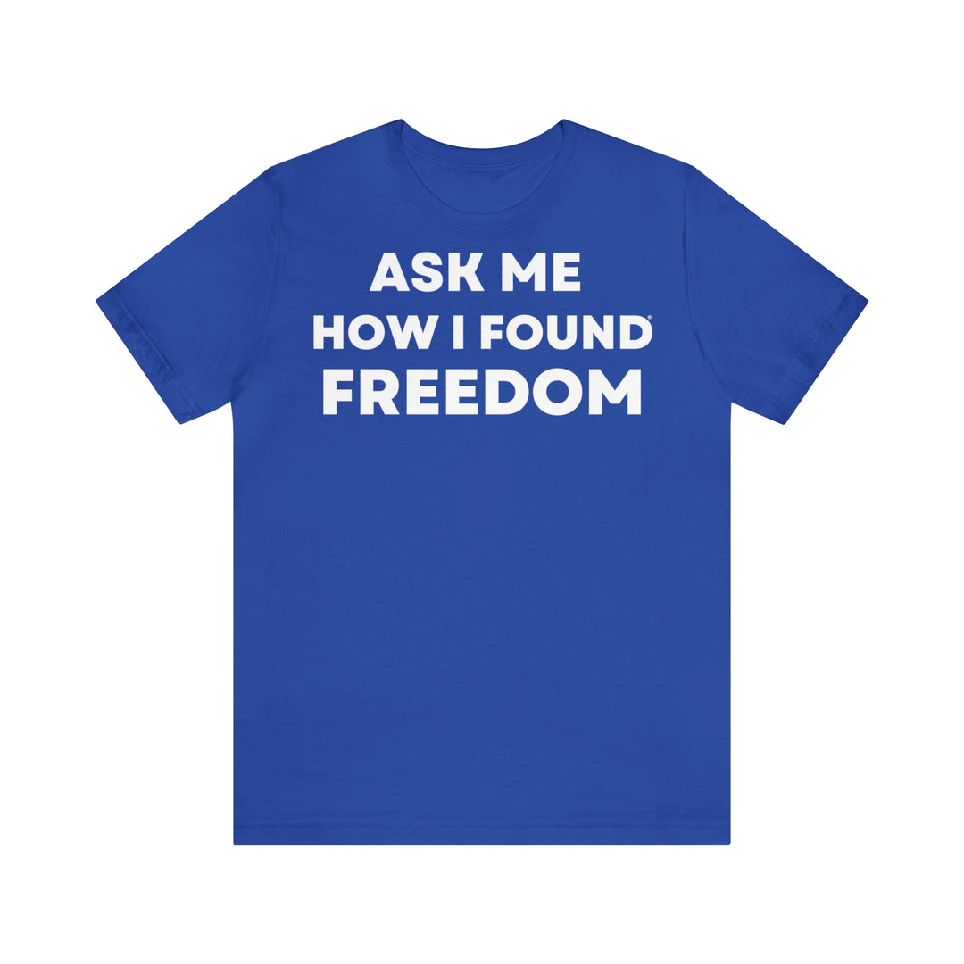 Freedom, Unisex Jersey Short Sleeve Tee (DE)