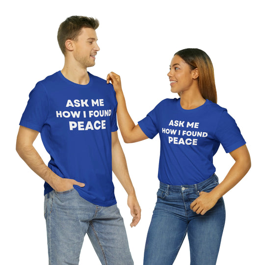 Peace, Unisex Jersey Short Sleeve Tee (ENG US)