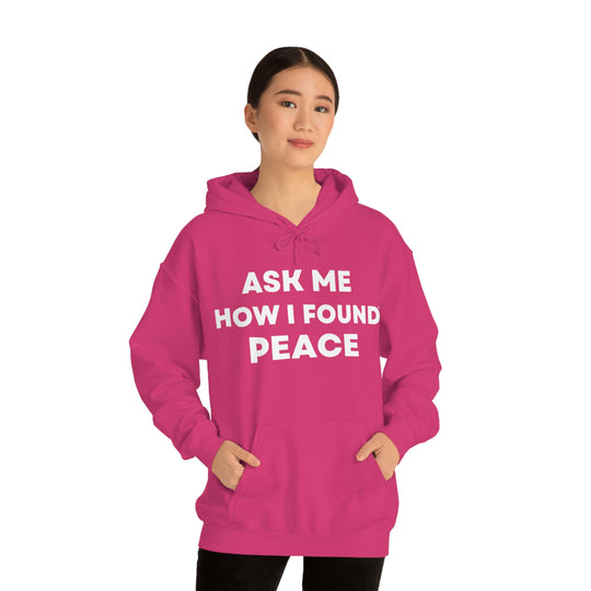 Peace, Unisex Heavy Blend™ Hooded Sweatshirt (ENG UK)