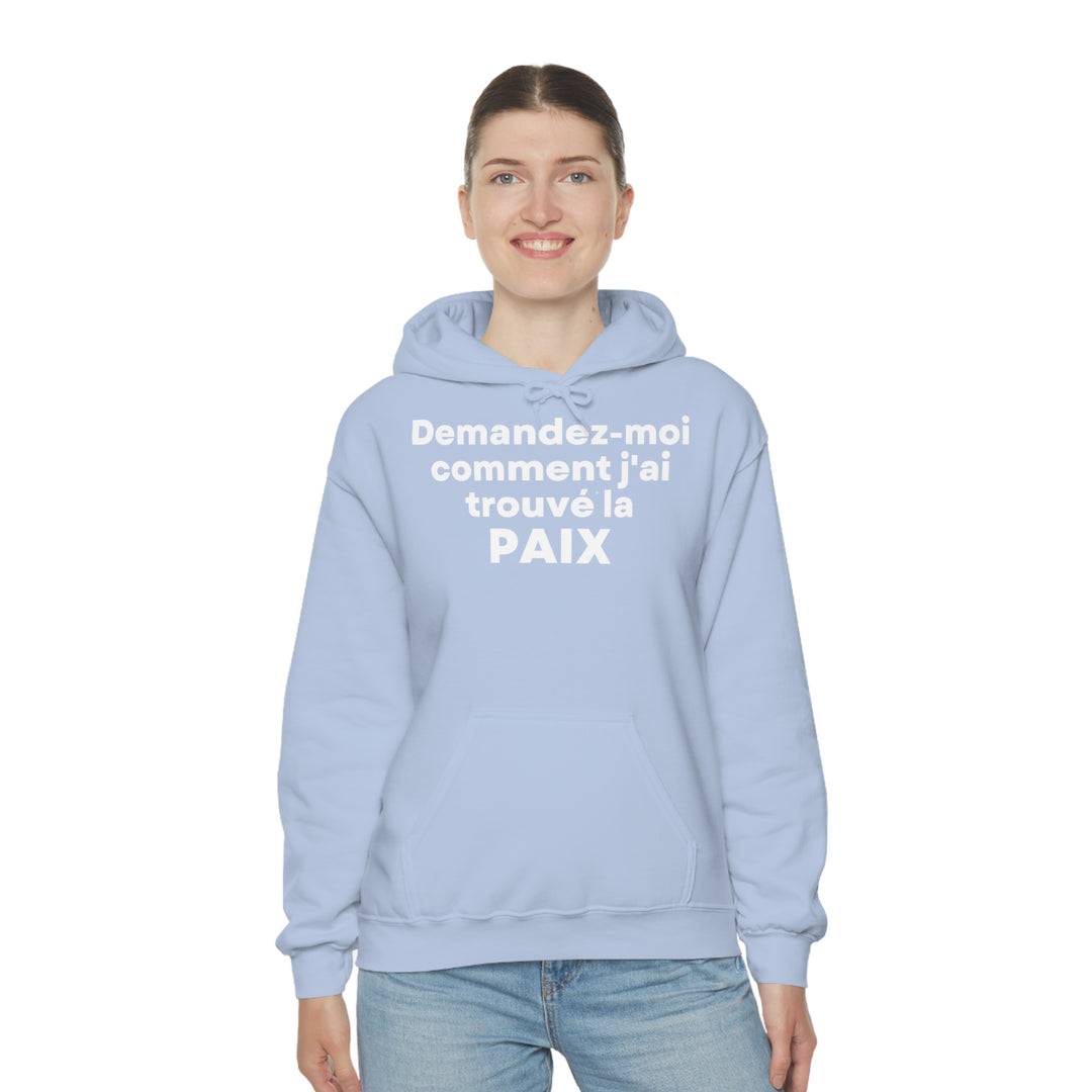 Paix/Peace, Unisex Heavy Blend™ Hooded Sweatshirt (FR EU)