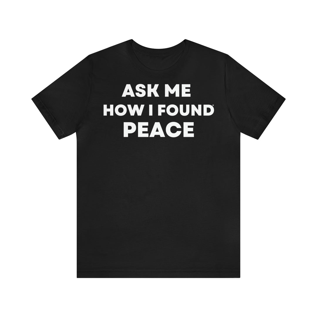 Peace, Unisex Jersey Short Sleeve Tee (ENG EU)