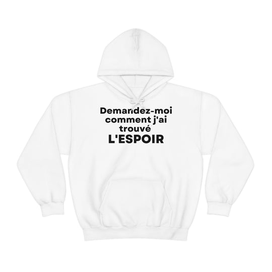 L'espoir/Hope, Unisex Heavy Blend™ Hooded Sweatshirt (FR EU)