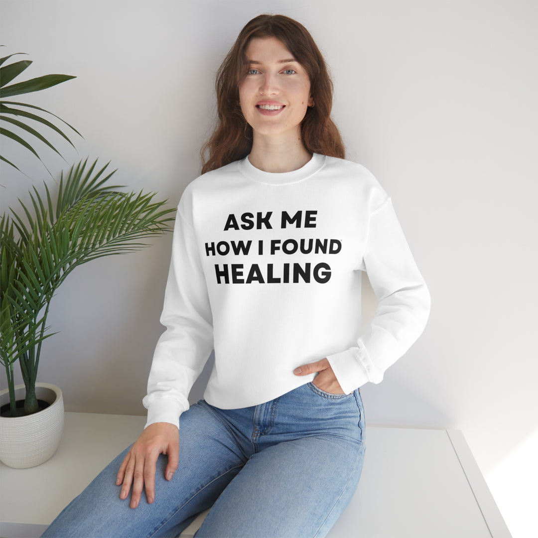 Healing, Unisex Heavy Blend™ Crewneck Sweatshirt (ENG UK)