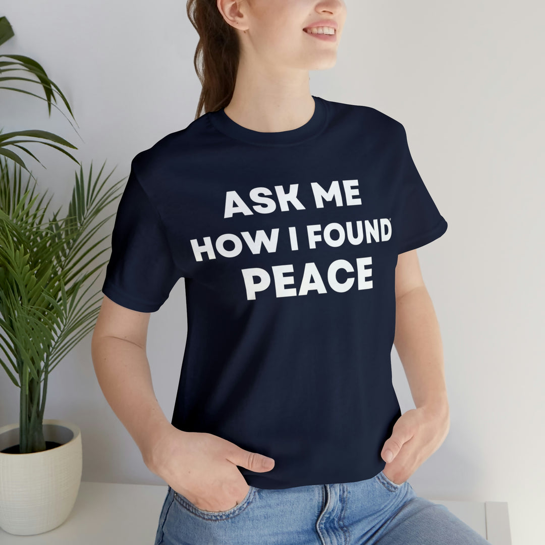 Peace, Unisex Jersey Short Sleeve Tee (ENG US)