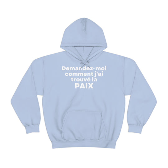 Paix/Peace, Unisex Heavy Blend™ Hooded Sweatshirt (FR EU)