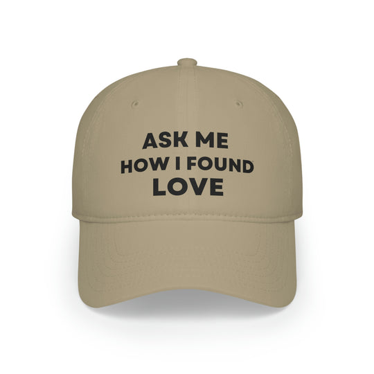 Love, Low Profile Baseball Cap (ENG CDN)