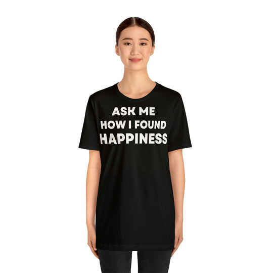 Happiness, Unisex Jersey Short Sleeve Tee (DE)