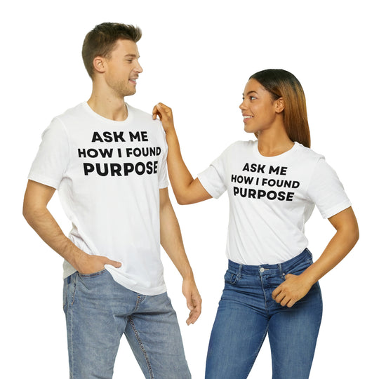 Purpose, Unisex Jersey Short Sleeve Tee (DE)