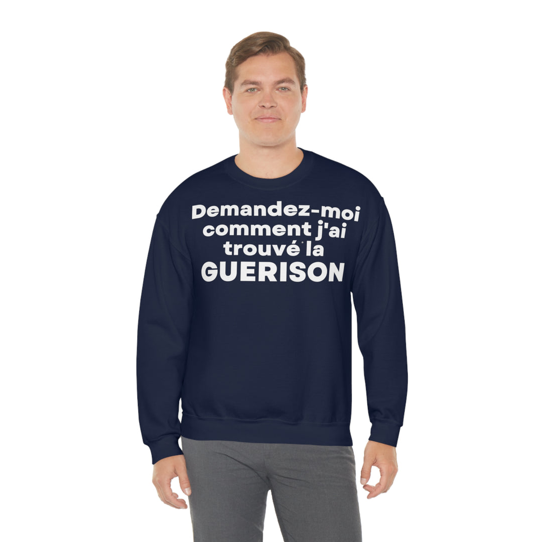 Guerison/Healing, Unisex Heavy Blend™ Crewneck Sweatshirt (FR EU)