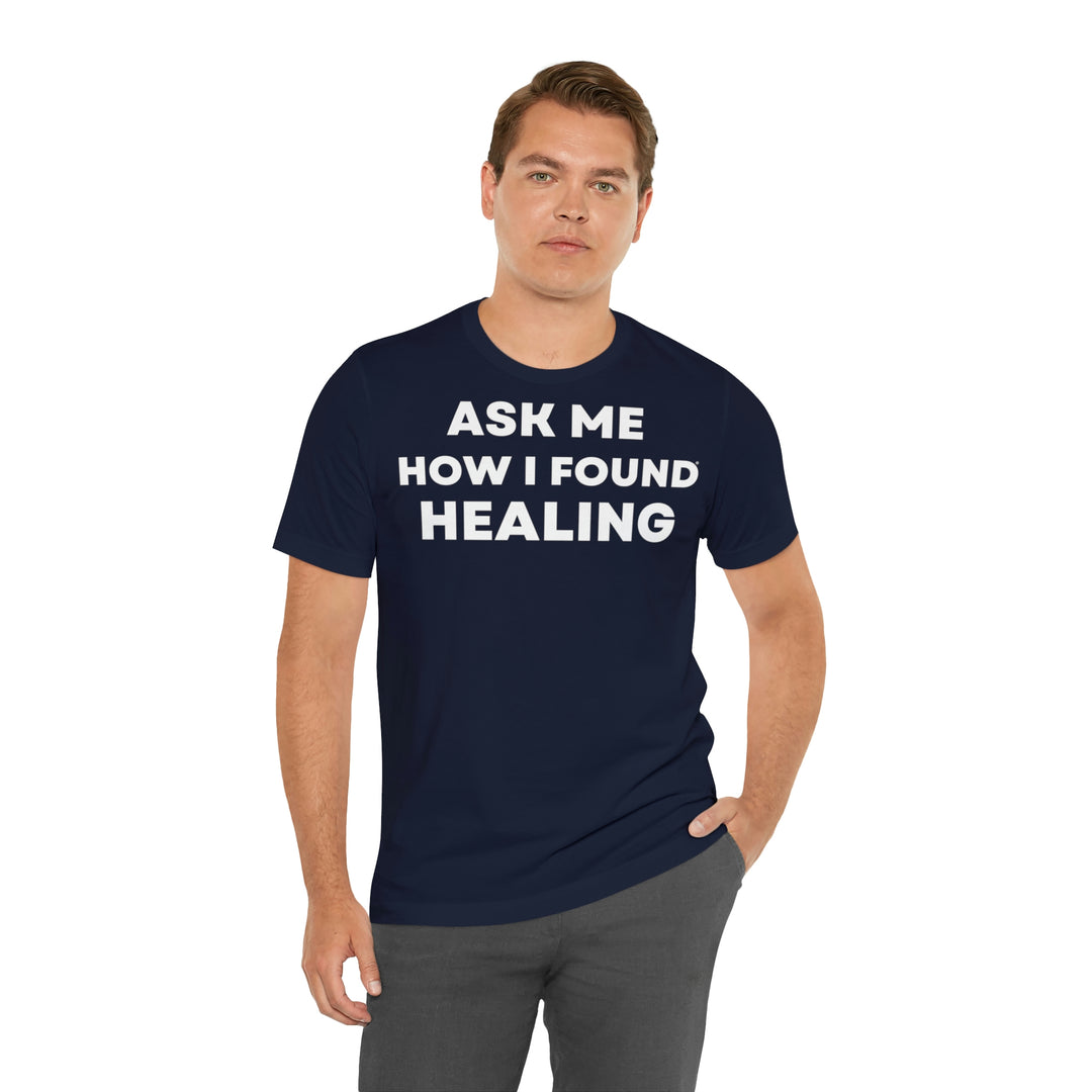 Healing, Unisex Jersey Short Sleeve Tee (DE)