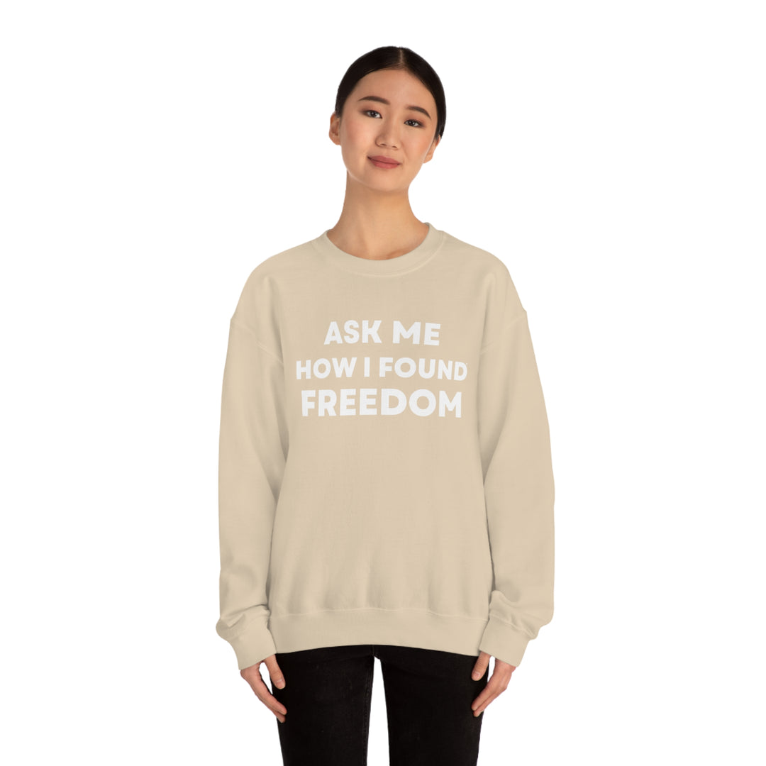 Freedom, Unisex Heavy Blend™ Crewneck Sweatshirt (ENG UK)