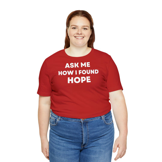 Hope, Unisex Jersey Short Sleeve Tee (ENG UK)