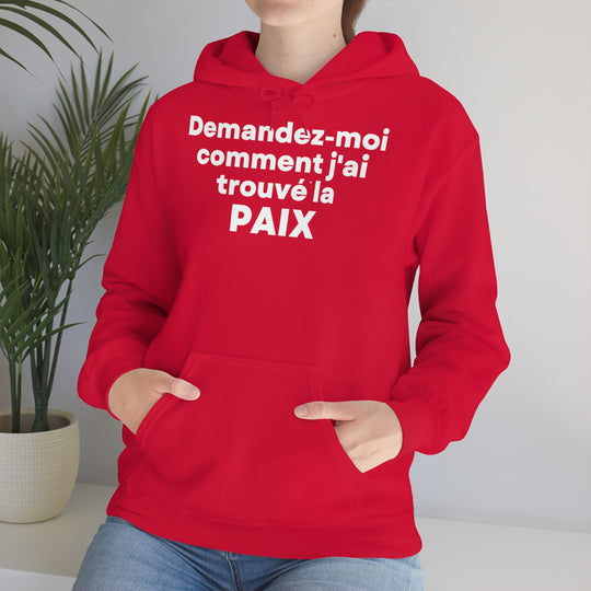 Paix/Peace, Unisex Heavy Blend™ Hooded Sweatshirt (FR EU)