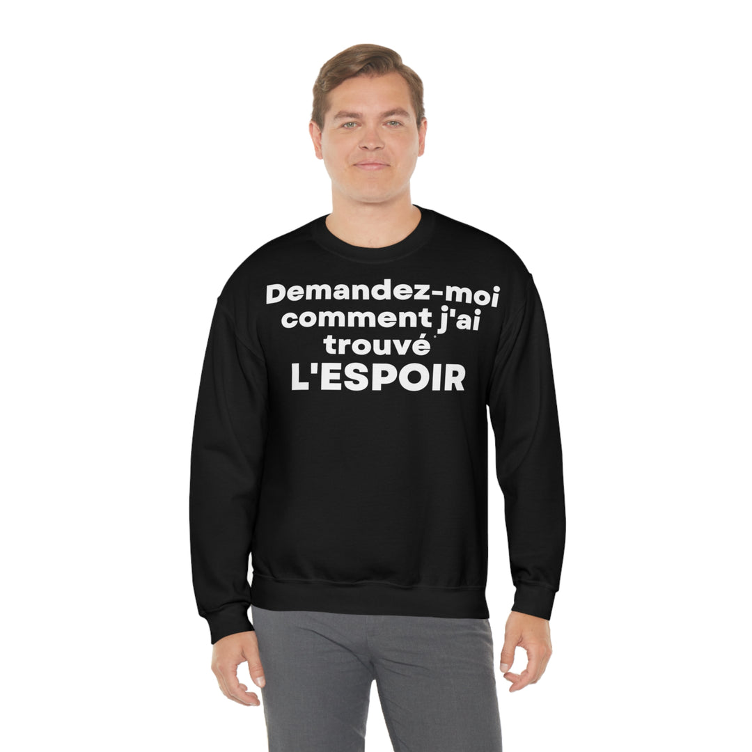 L'espoir/Hope, Unisex Heavy Blend™ Crewneck Sweatshirt (FR EU)