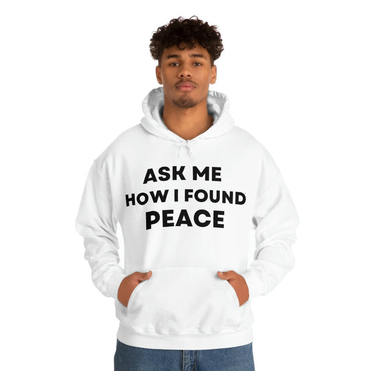 Peace, Unisex Heavy Blend™ Hooded Sweatshirt (ENG UK)