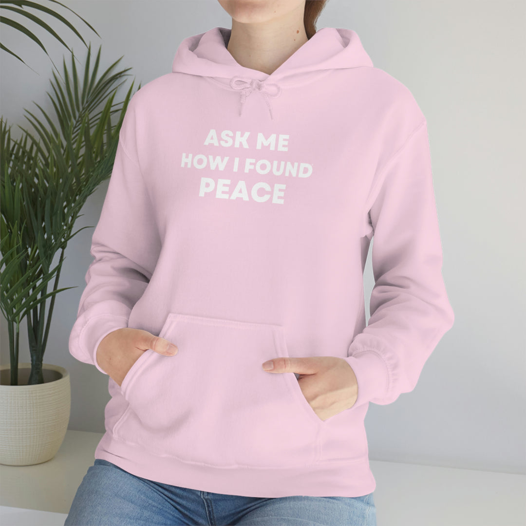 Peace, Unisex Heavy Blend™ Hooded Sweatshirt (ENG CDN)