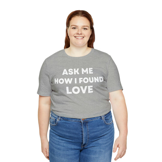 Love, Unisex Jersey Short Sleeve Tee (ENG US)