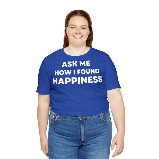 Happiness, Unisex Jersey Short Sleeve Tee (DE)