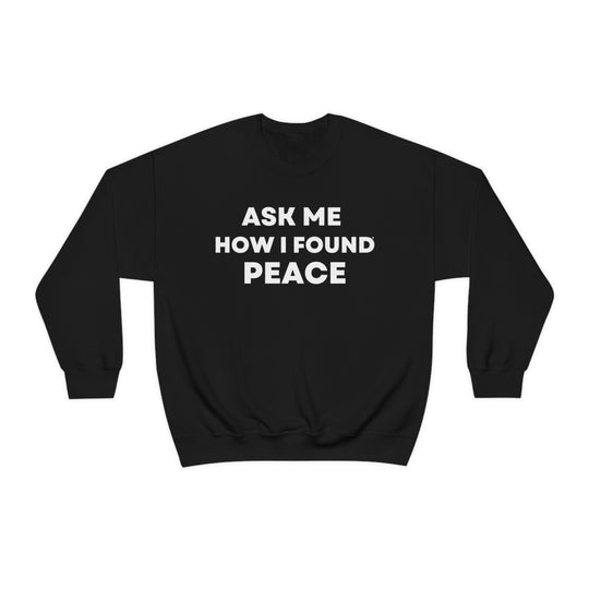 Peace, Unisex Heavy Blend™ Crewneck Sweatshirt (ENG UK)