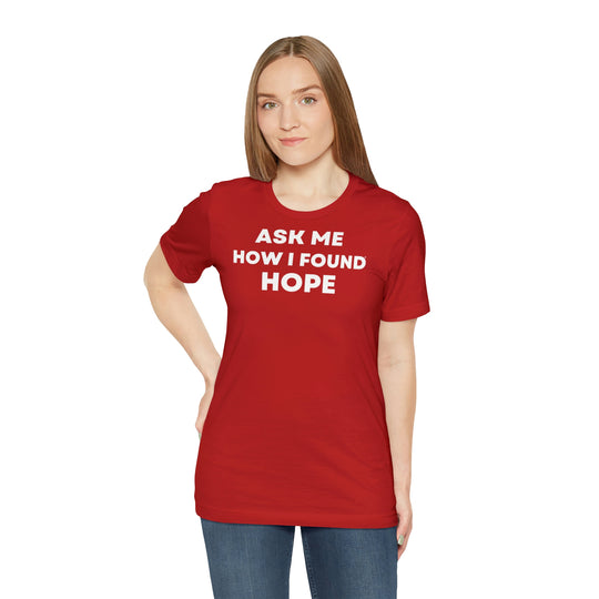 Hope, Unisex Jersey Short Sleeve Tee (ENG UK)