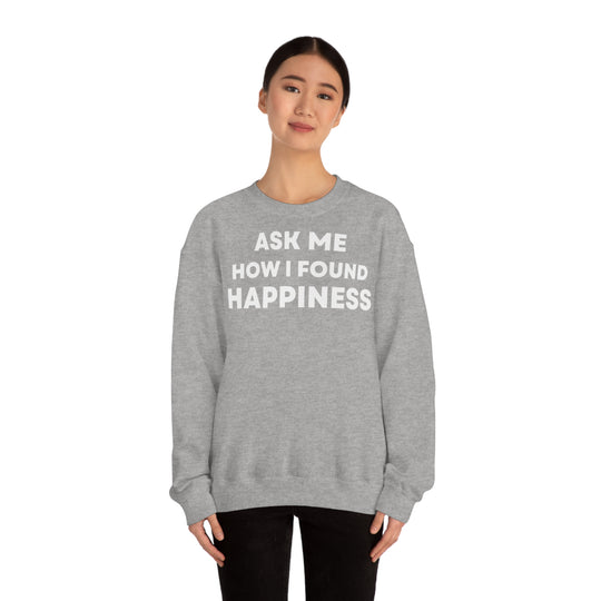 Happiness, Unisex Heavy Blend™ Crewneck Sweatshirt (ENG EU)