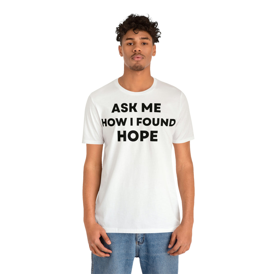 Hope, Unisex Jersey Short Sleeve Tee (ENG EU)