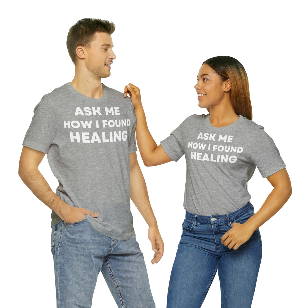 Healing, Unisex Jersey Short Sleeve Tee (DE)