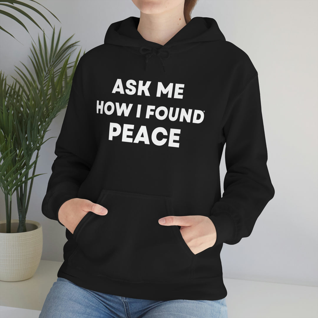 Peace, Unisex Heavy Blend™ Hooded Sweatshirt (ENG US)