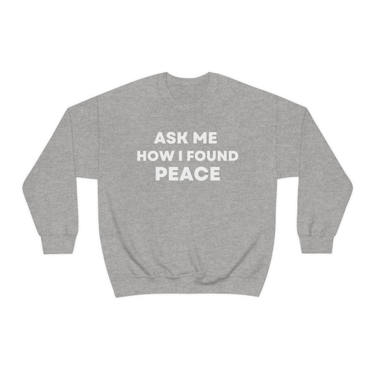 Peace, Unisex Heavy Blend™ Crewneck Sweatshirt (ENG UK)