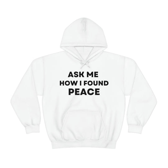 Peace, Unisex Heavy Blend™ Hooded Sweatshirt (ENG UK)