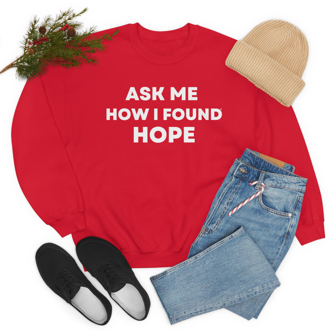 Hope, Unisex Heavy Blend™ Crewneck Sweatshirt (ENG UK)