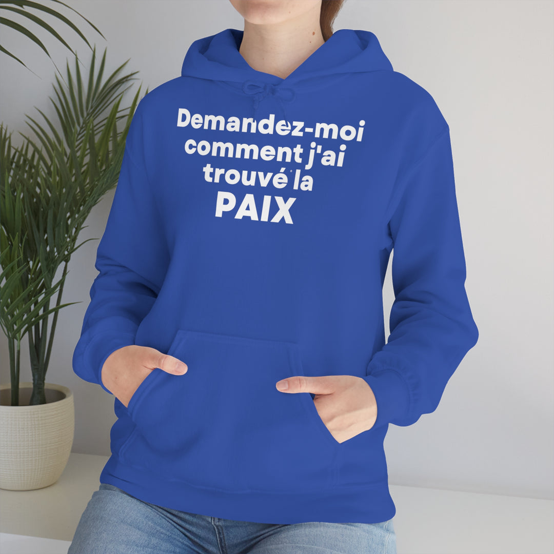 Paix/Peace, Unisex Heavy Blend™ Hooded Sweatshirt (FR EU)