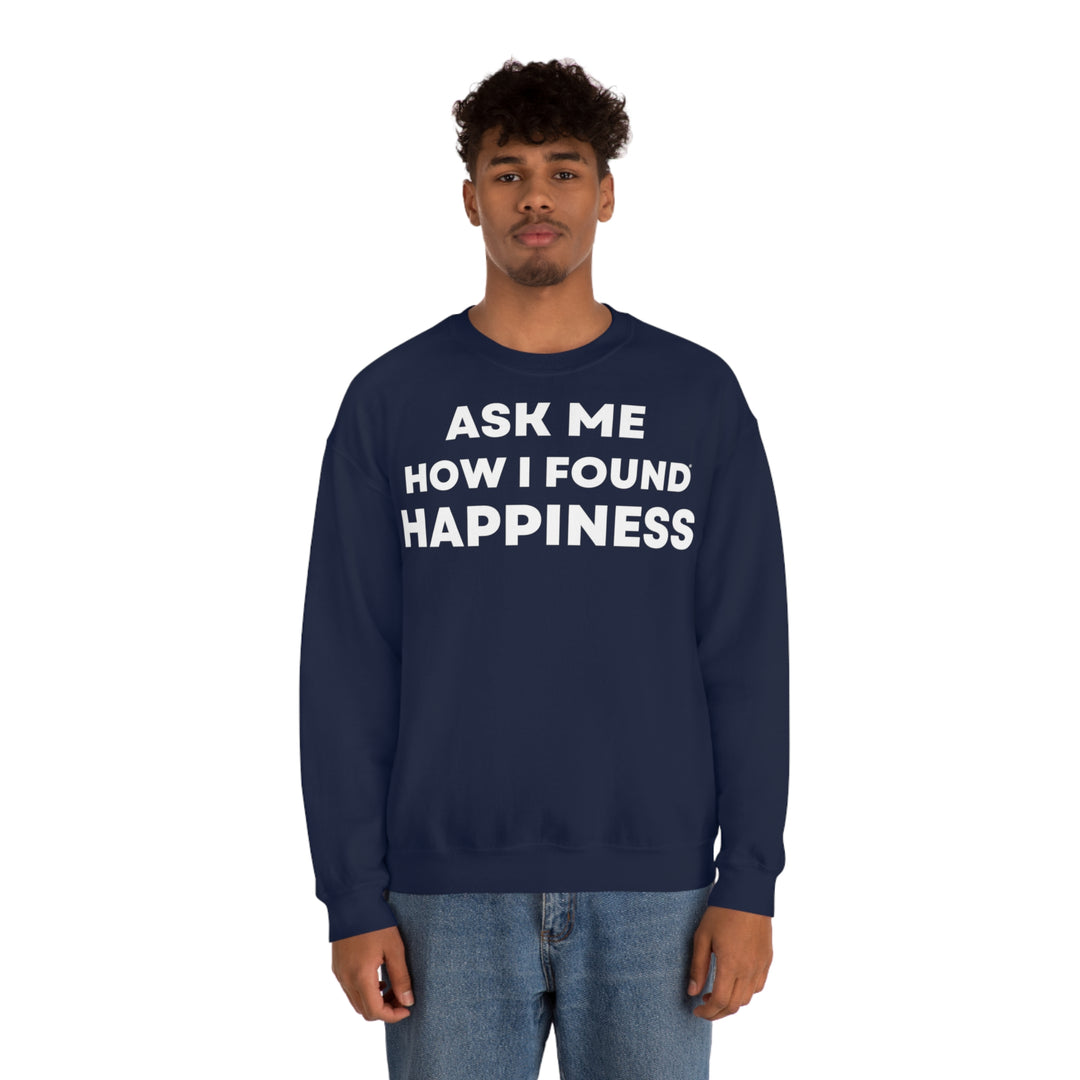 Happiness, Unisex Heavy Blend™ Crewneck Sweatshirt (ENG EU)