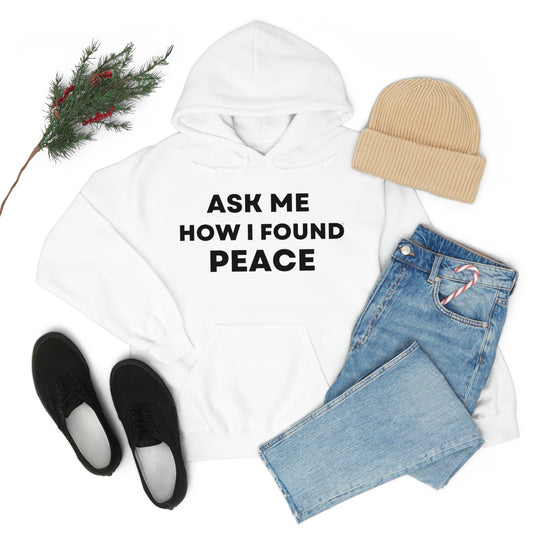 Peace, Unisex Heavy Blend™ Hooded Sweatshirt (ENG US)