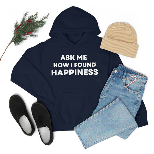 Happiness, Unisex Heavy Blend™ Hooded Sweatshirt (ENG US)