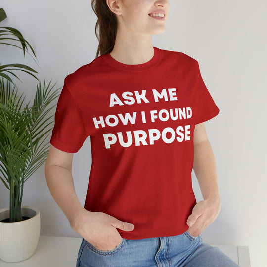 Purpose, Unisex Jersey Short Sleeve Tee (ENG US)