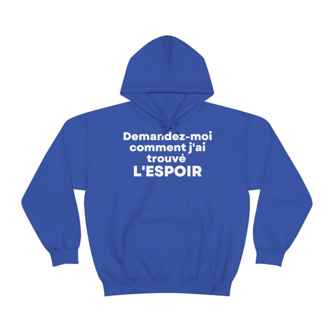 L'espoir/Hope, Unisex Heavy Blend™ Hooded Sweatshirt (FR EU)