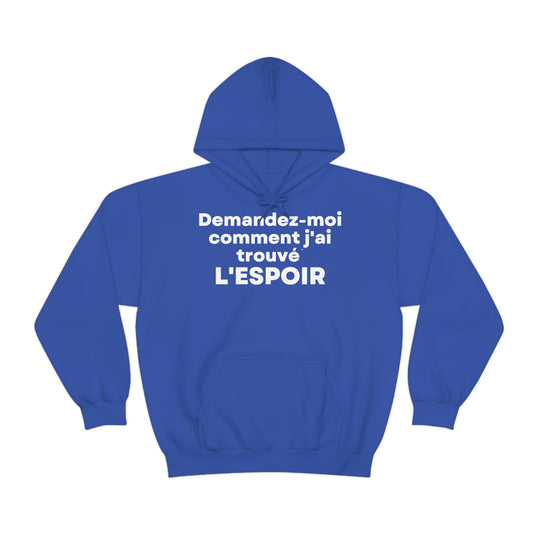 L'espoir/Hope, Unisex Heavy Blend™ Hooded Sweatshirt (FR EU)