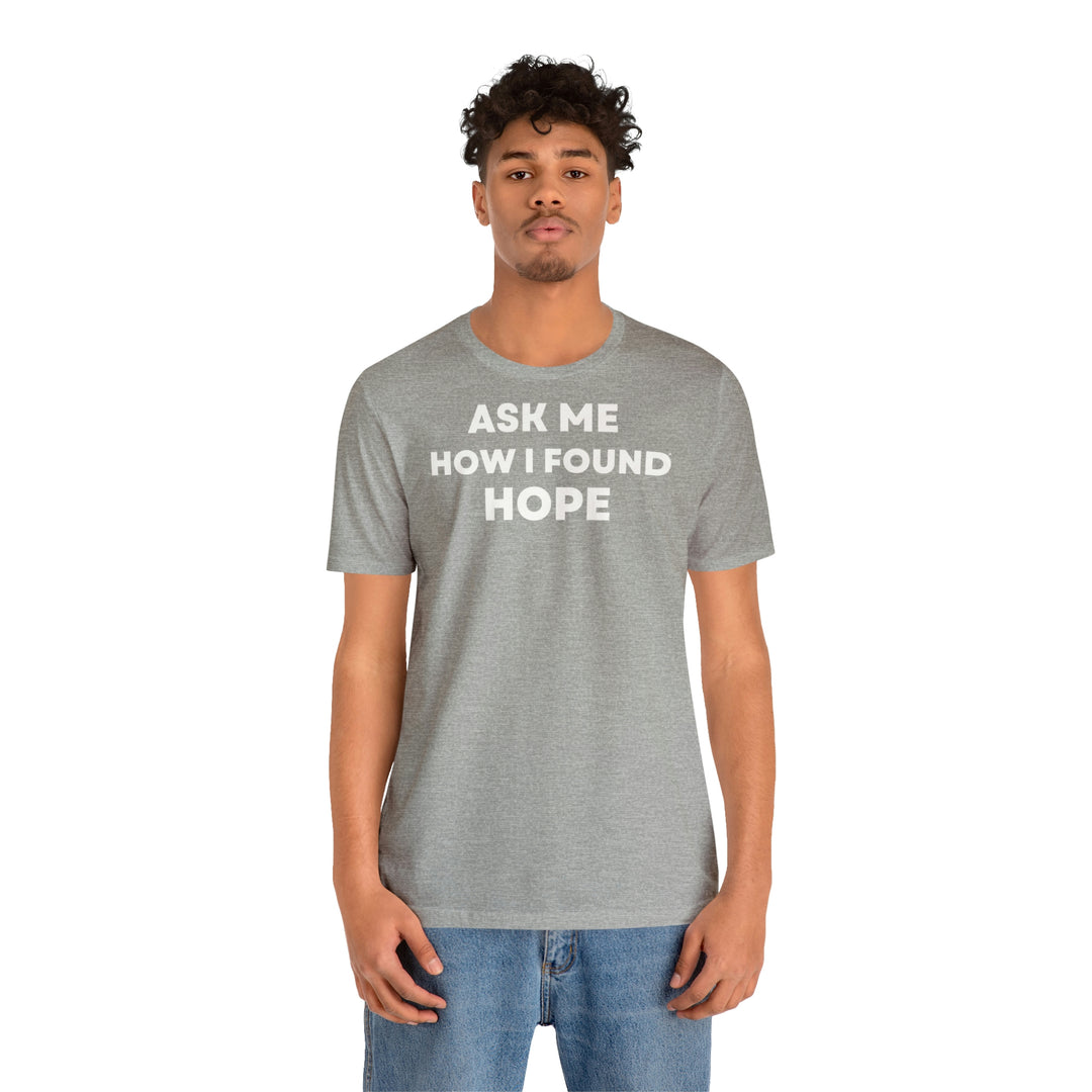 Hope, Unisex Jersey Short Sleeve Tee (ENG UK)