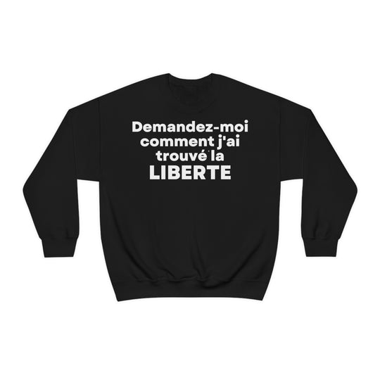 Liberte/Freedom, Unisex Heavy Blend™ Crewneck Sweatshirt (FR EU)