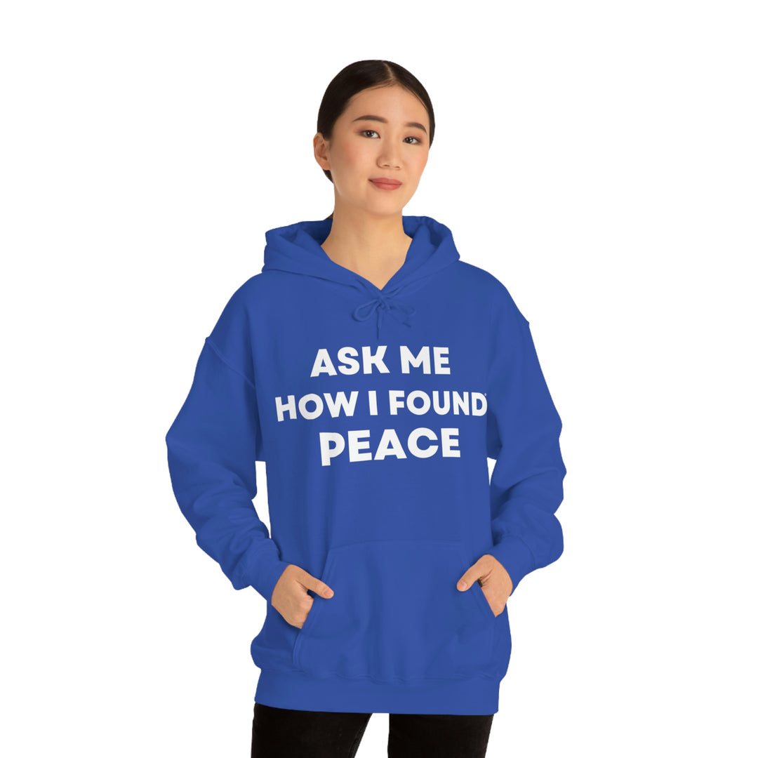 Peace, Unisex Heavy Blend™ Hooded Sweatshirt (ENG UK)