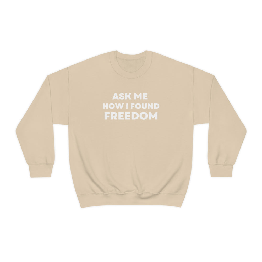 Freedom, Unisex Heavy Blend™ Crewneck Sweatshirt (ENG CDN)