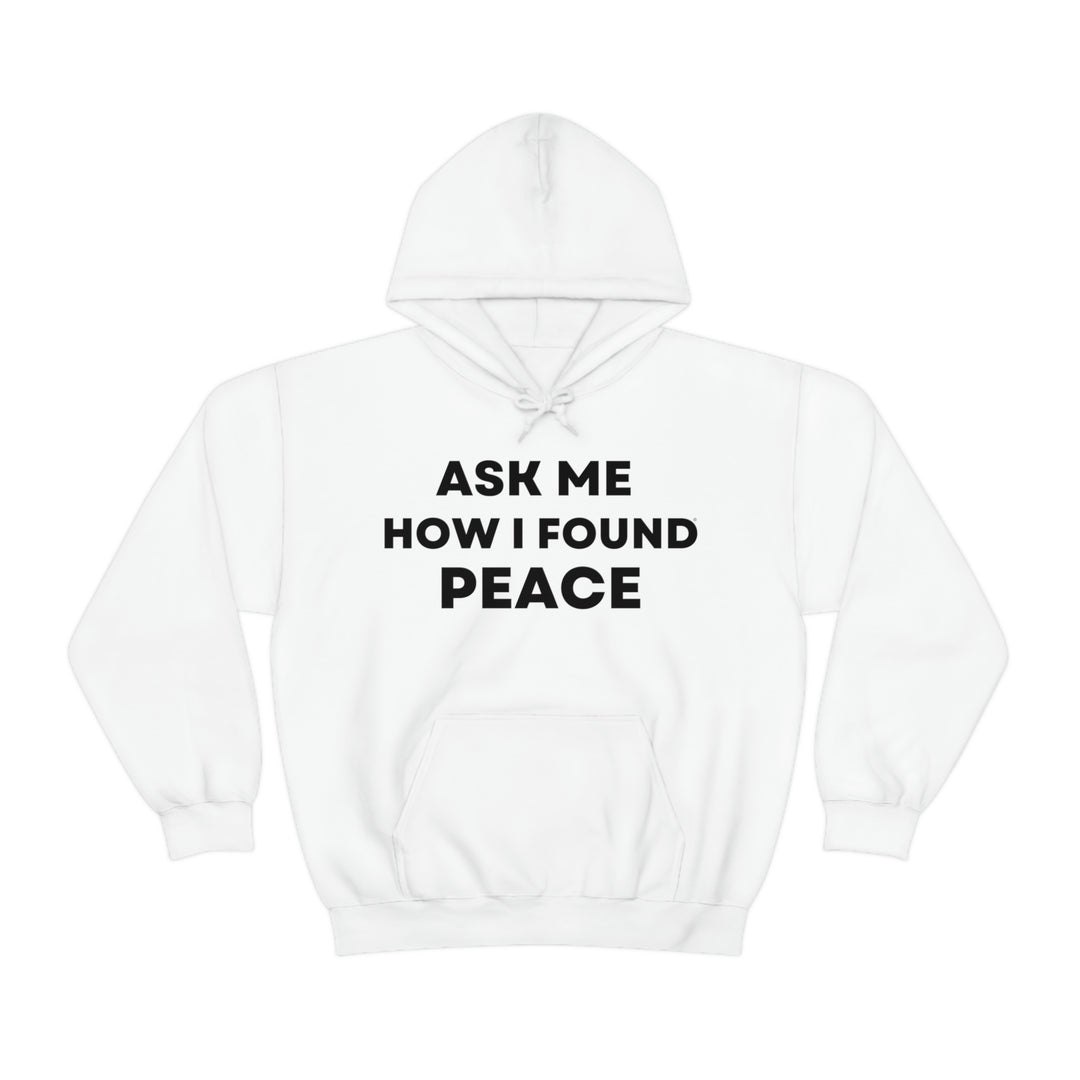 Peace, Unisex Heavy Blend™ Hooded Sweatshirt (ENG US)