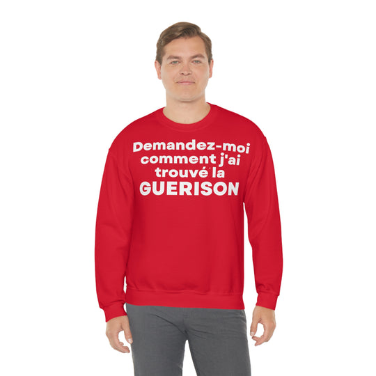 Guerison/Healing, Unisex Heavy Blend™ Crewneck Sweatshirt (FR EU)