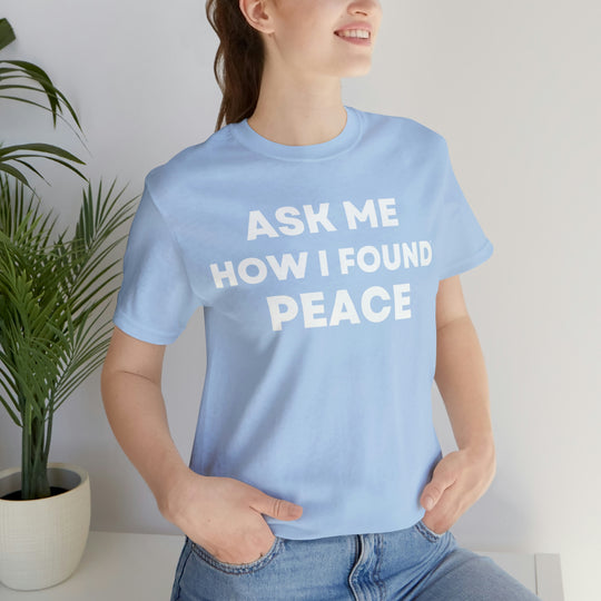 Peace, Unisex Jersey Short Sleeve Tee (ENG US)