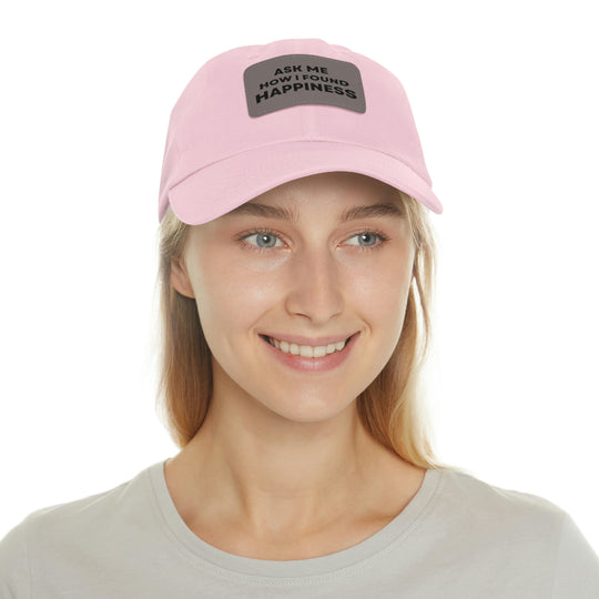 Happiness, Hat with Leather Patch (Rectangle) (ENG US)