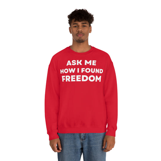 Freedom, Unisex Heavy Blend™ Crewneck Sweatshirt (ENG EU)