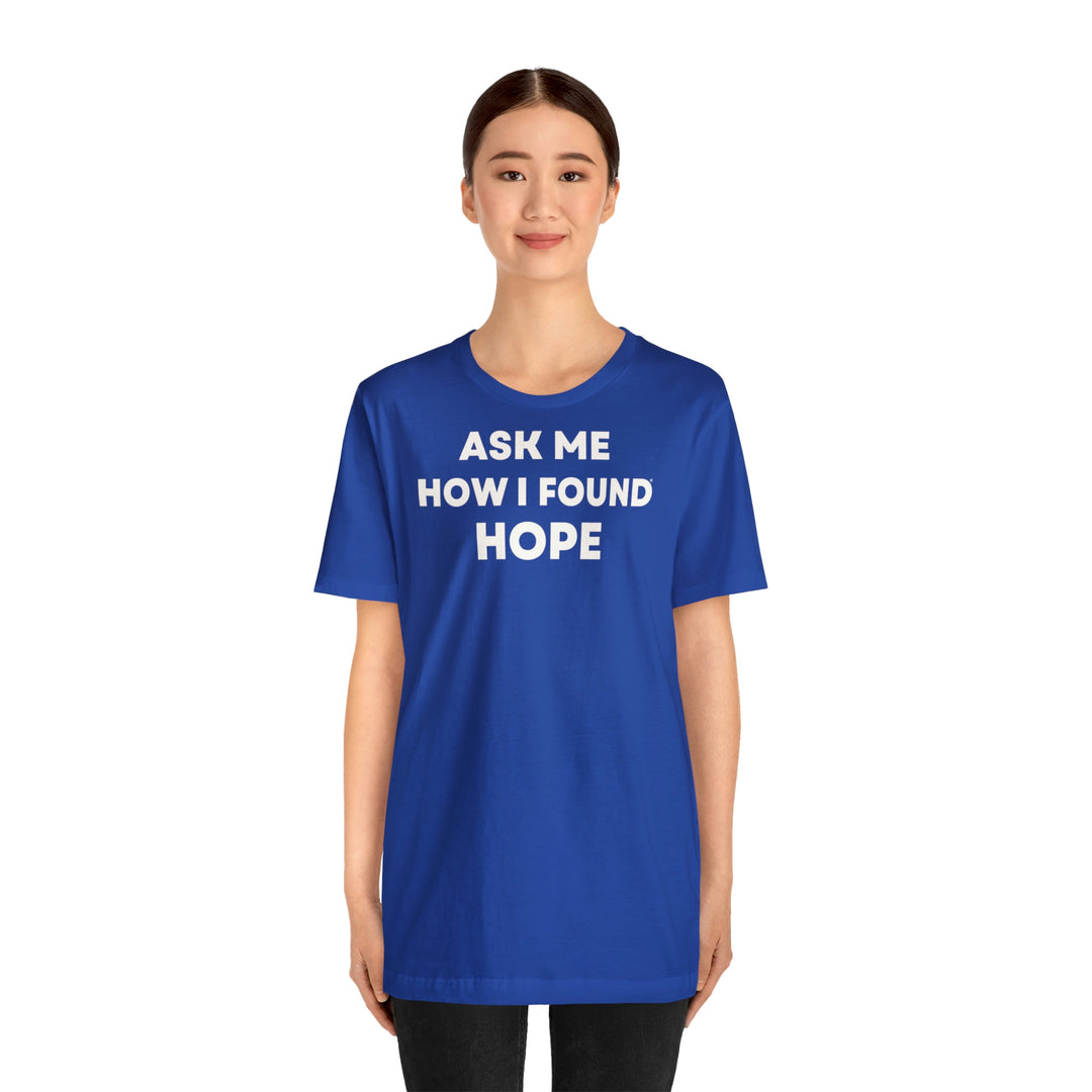 Hope, Unisex Jersey Short Sleeve Tee (ENG UK)