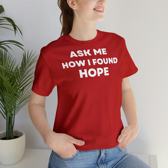 Hope, Unisex Jersey Short Sleeve Tee (ENG UK)