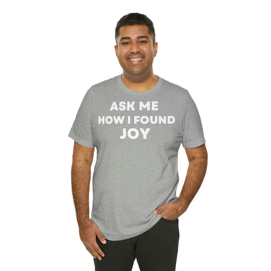 Joy, Unisex Jersey Short Sleeve Tee (ENG UK)